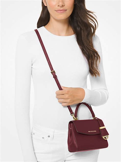 Ava Small Saffiano Leather Crossbody Bag 